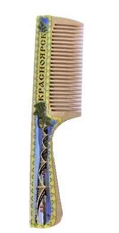 Расчёска из дерева Красноярск мост 19081 Г22/295