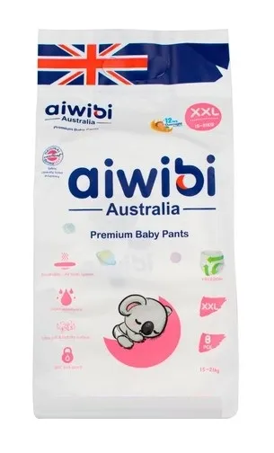 AIWIBI подгузники-трусики детские одноразовые 15-21кг 8шт AWB17-XXL
