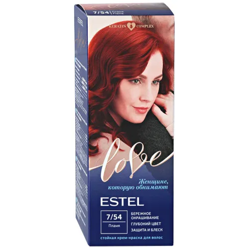 ESTEL LOVE крем-краска д/волос т.7.54 пламя