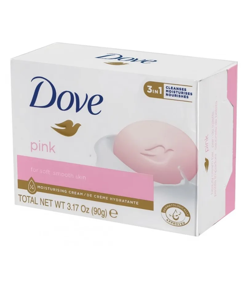 DOVE крем-мыло туалетное pink for soft smooth skin 90г                                             