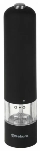 SAKURA Перцемолка керам.механизм, подсветка, черная SA-6640BK