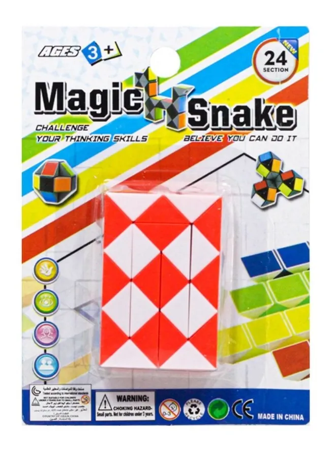 Игрушка развивающая головоломка змейка 1001267