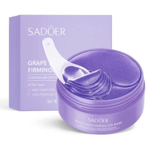SADOER патчи д/глаз гидрогелевые с маслом виноградных косточек 60шт