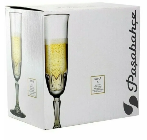 PASABAHCE KARAT набор бокалов д/шампанского 163мл 6шт 1057586