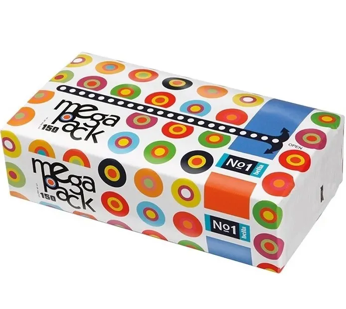 BELLA платочки бумажные универсальные №1 mega pack 150шт
