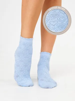 Носки детские С524 голубой р.16-18