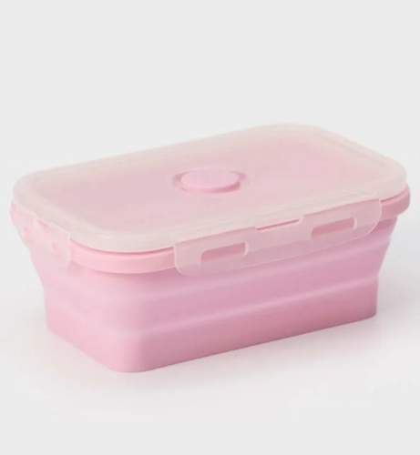 Ланч-бокс складной силиконовый 21*13*7.5см ED25247