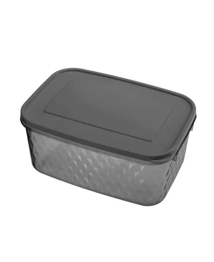 Контейнер кристалл прямоуг. цв.черный 1,3л 433141913/24                                            