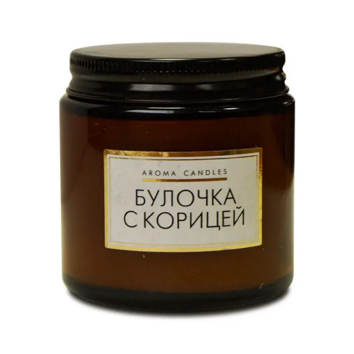 Свеча аромат. в банке булочка с корицей 321841