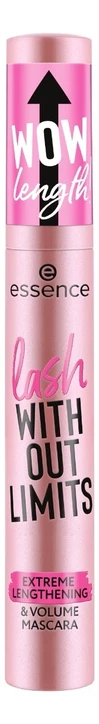 ESSENCE тушь д/ресниц объемная lash without limits brown extreme lengthening&volume mascara 01