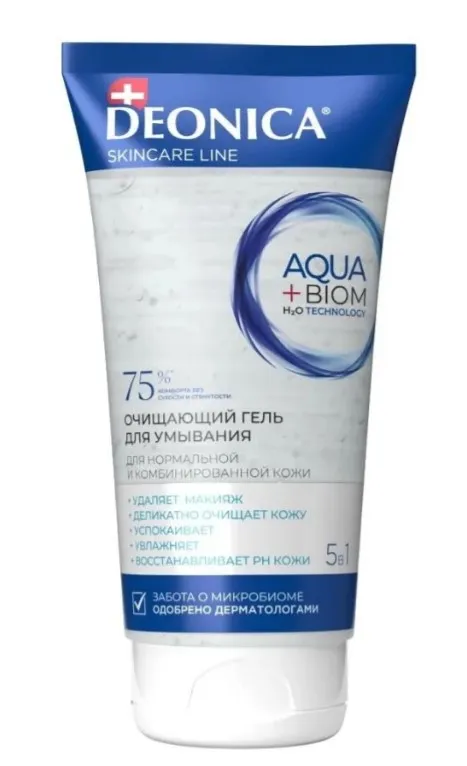 DEONICA гель д/умывания очищающий 5в1 160мл