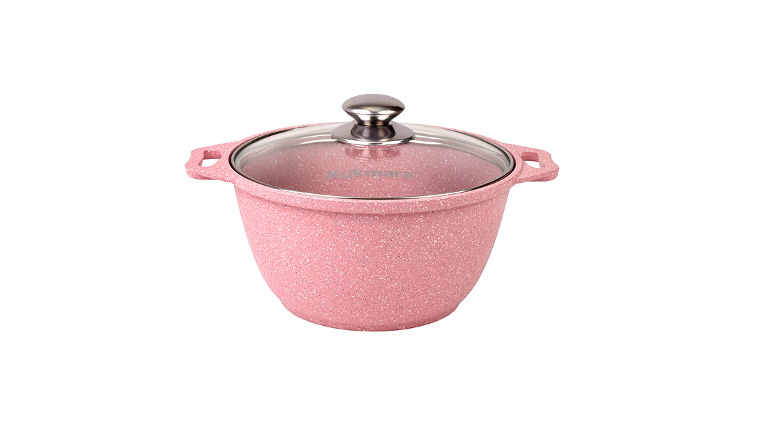 KUKMARA кастрюля trendy style rose 2л