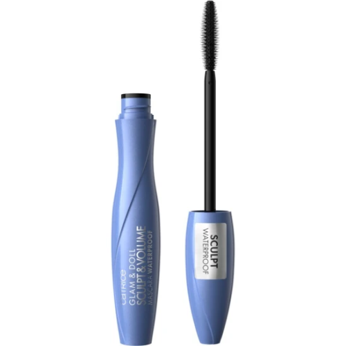 CATRICE тушь д/ресниц объемная водостойкая glam&doll sculpt&volume mascara waterproof