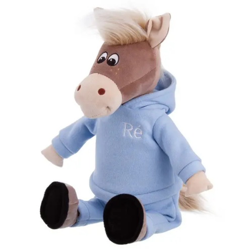 RELANA игрушка мягкая конь в худи и брюках Жан 25см 25*13*15см