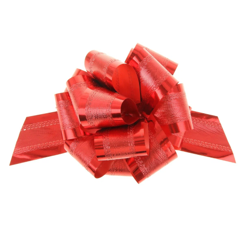 Бант-шар №5 полоса цв. красный 848852