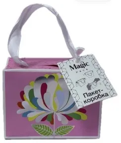 Пакет подарочный 15*11*9см цветик 90074