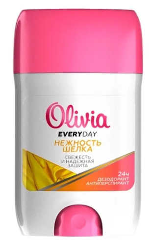 OLIVIA EVERYDAY антиперспирант нежность шелка 50мл стик