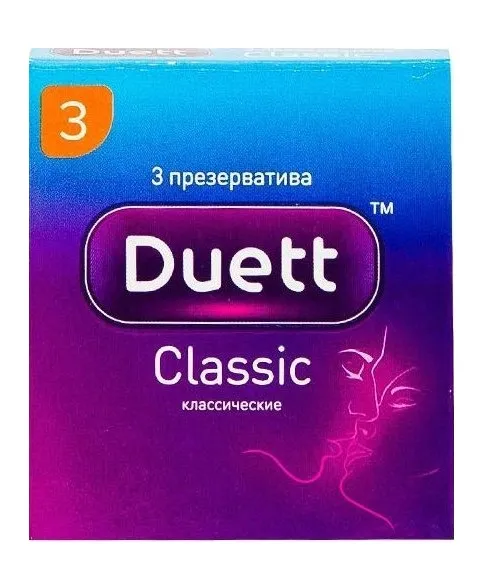 DUETT презервативы classic 3шт