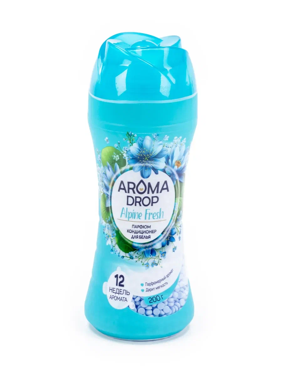 AROMA DROP парфюм-кондиционер д/белья в гранулах alpine fresh 200г