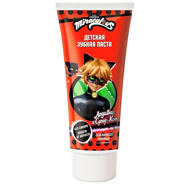 MIRACULOUS Супер Кот паста зубная детская 60г