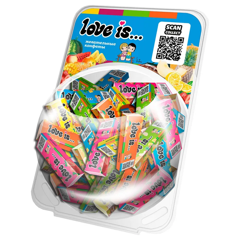 Конфеты жевательные love is сфера асс. 20г 10227786