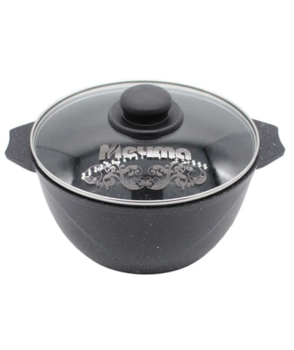 МЕЧТА кастрюля 5,0л а/п гранит blaсk 45802