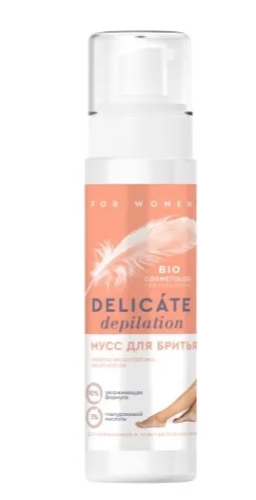 DELICATE DEPILATION Bio Cosmetolog Professional мусс д/бритья 150мл