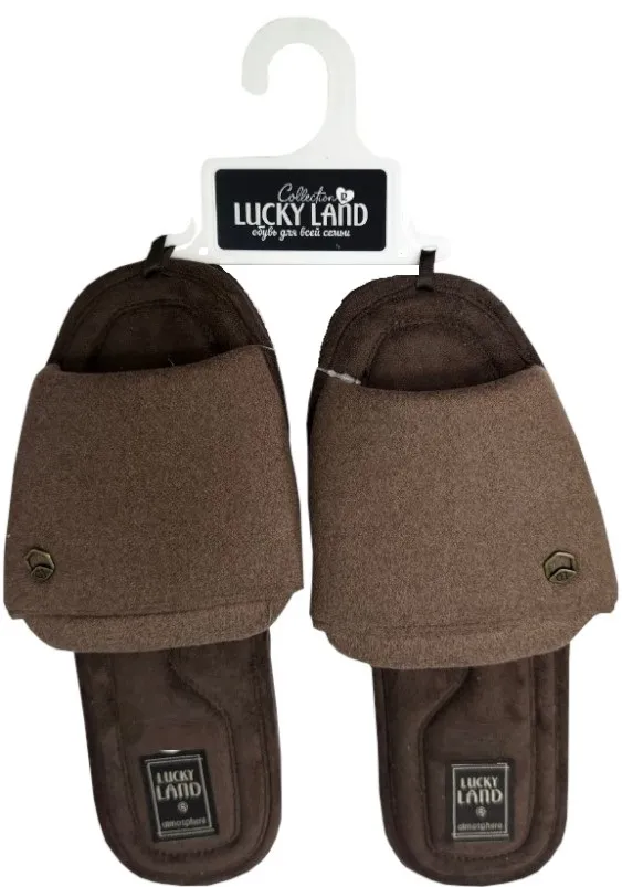 LUCKY LAND обувь домашняя мужская пантолеты 4824 M-CH-O р.41