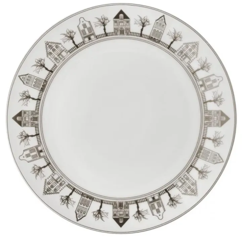 ESPRADO тарелка обеденная дизайн saragossa твердый фарфор 24,5см SRG024BE301_