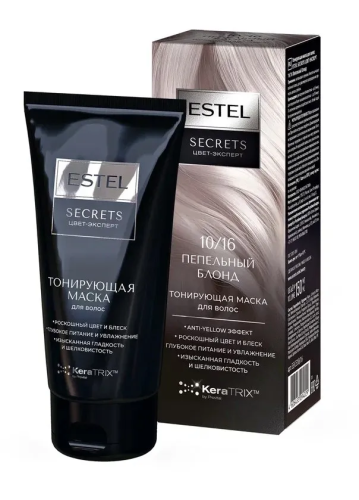 ESTEL Secrets Цвет-Эксперт маска тонирующая д/волос 10/16 пепельный блонд 150мл