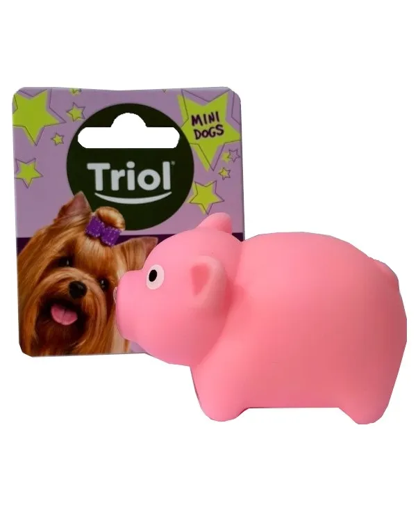 TRIOL игрушка д/собак мелких пород хрюша 8см