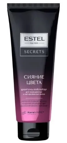 ESTEL Secrets шампунь-хайлайтер д/окрашенных и мелированных волос сияние цвета 250мл