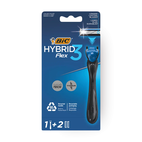 БИК бритва муж. flex 3 hibrid с кассетами сменными 2шт
