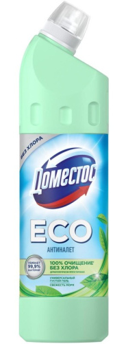 DOMESTOS ECO средство чистящее универсальное свежесть моря 750мл