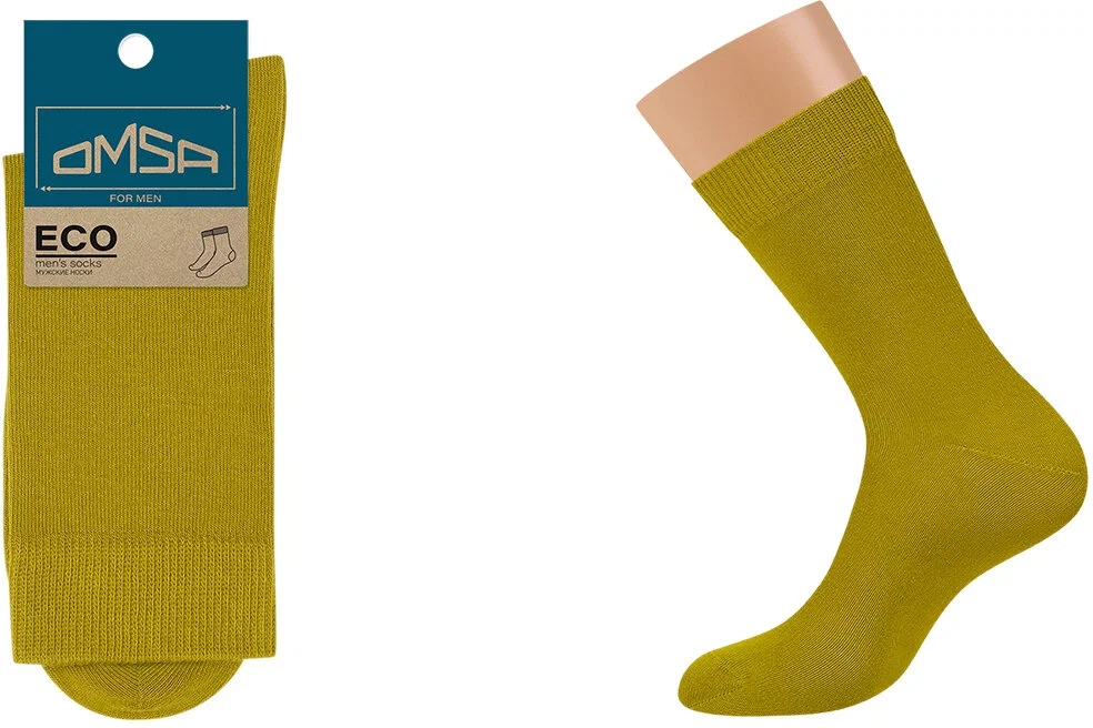 OMSA носки мужские 401 колорс олива р.42-44