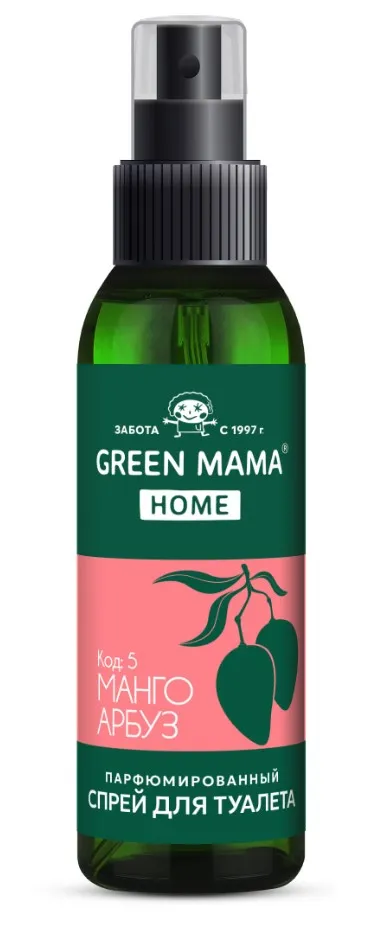 GREEN MAMA спрей д/туалета парфюмированный манго и арбуз 100мл