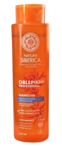 NATURA SIBERICA шампунь д/нормальных и сухих волос облепиховый 400мл 2338
