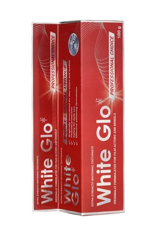 WHITE GLO паста зубная профессиональная отбеливающая 100г