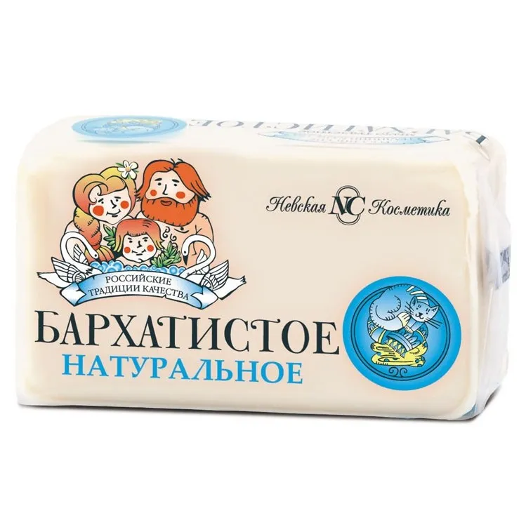 НЕВСКАЯ КОСМЕТИКА мыло туалетное бархатистое 140г а14818