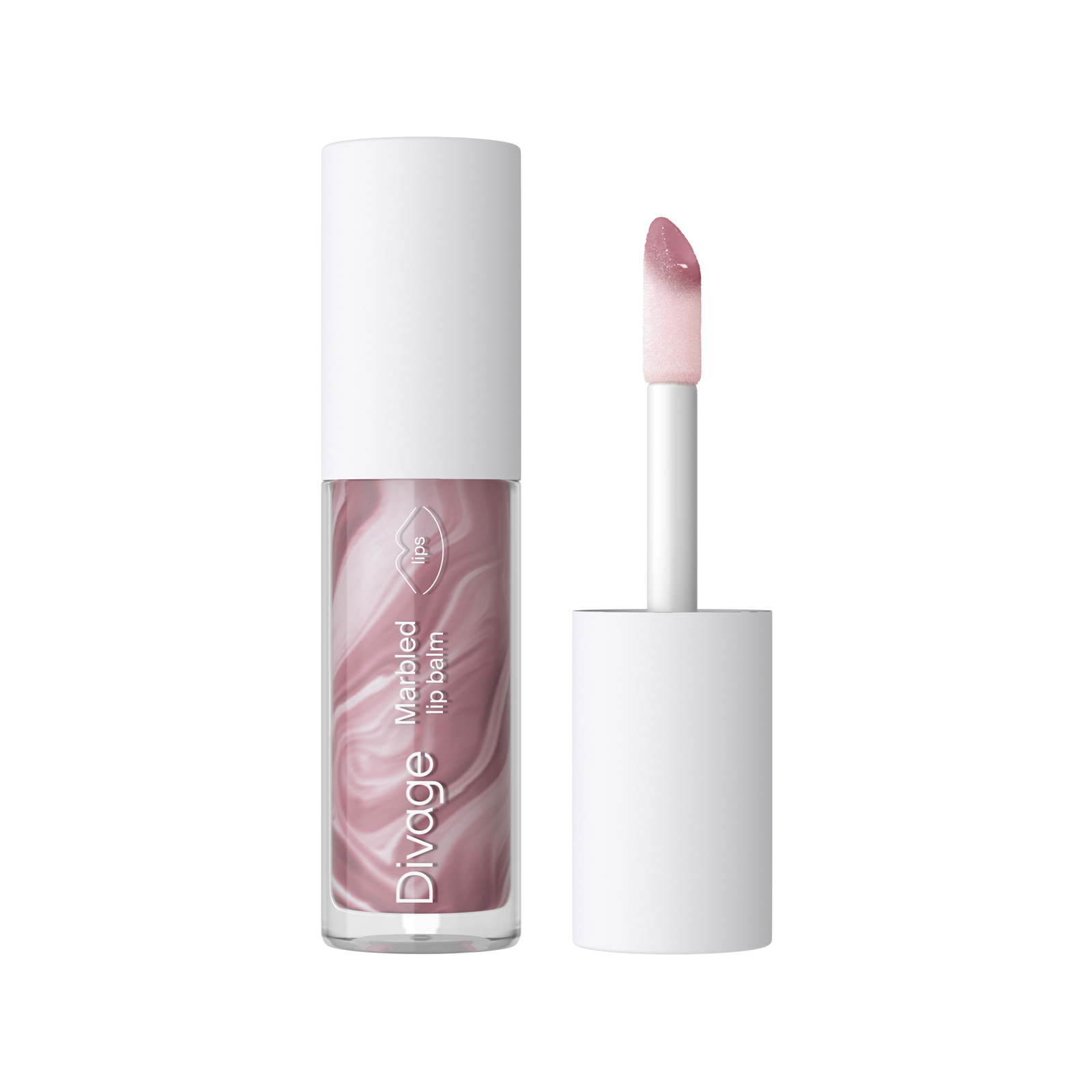 DIVAGE бальзам д/губ marbled lip balm т.04