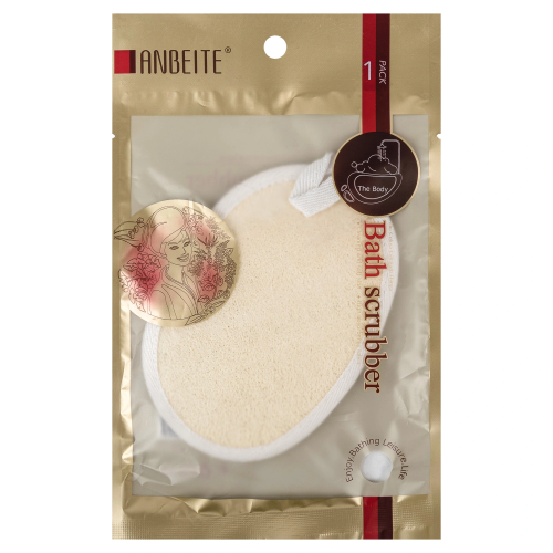 ANBEITE мочалка д/тела 15*10*4.5см 10922-4646