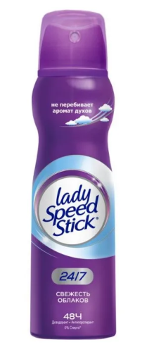 LADY SPEED STICK антиперспирант свежесть облаков 150мл спрей RU00220A__