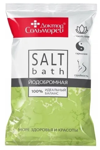 ДОКТОР СОЛЬМОРЕЙ соль д/ванн йодобромная 1000г