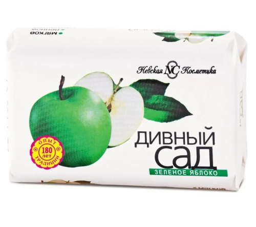 НЕВСКАЯ КОСМЕТИКА мыло туалетное дивный сад зеленое яблоко 90г а15705