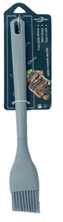 KITCHEN Кисточка кулинарная силикон цв.серый/мята ED25207