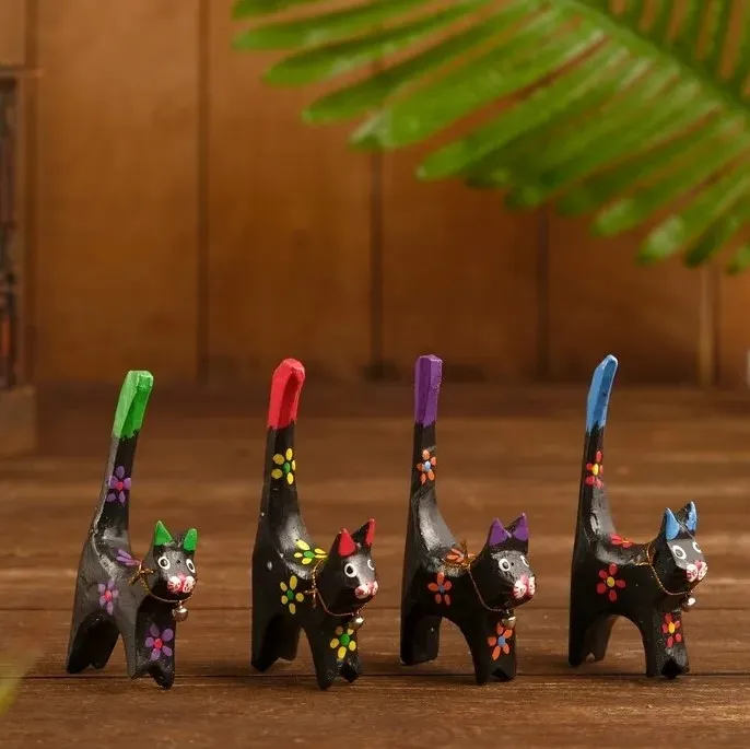 Фигурка дизайн темные кошечки 7,5*5х11см 3370349