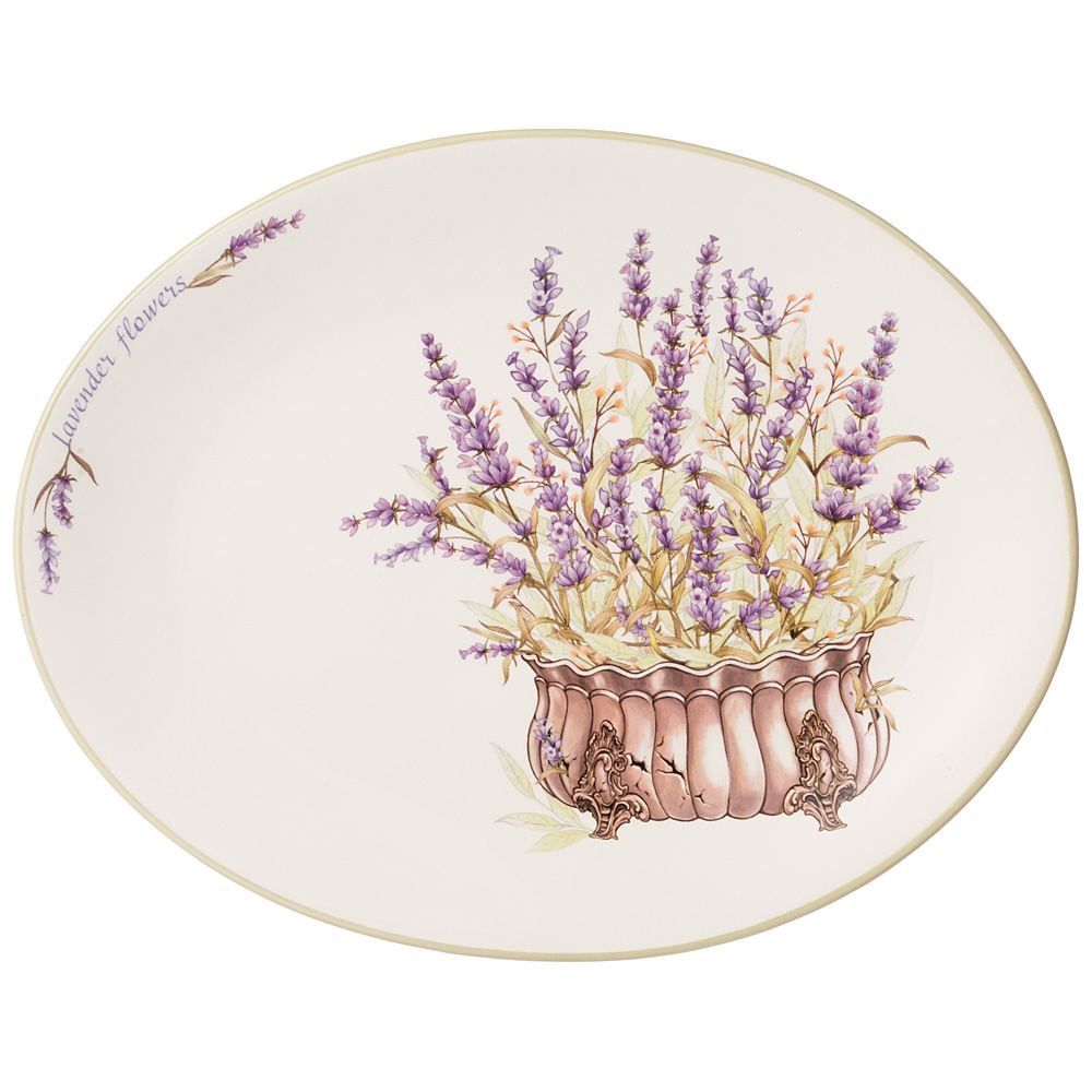 AGNESS Душа прованса блюдо овальное 31,5*25,5см 358-2038