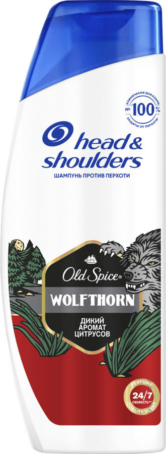 HEAD&SHOULDERS шампунь д/волос против перхоти old spice wolfthorn 360мл