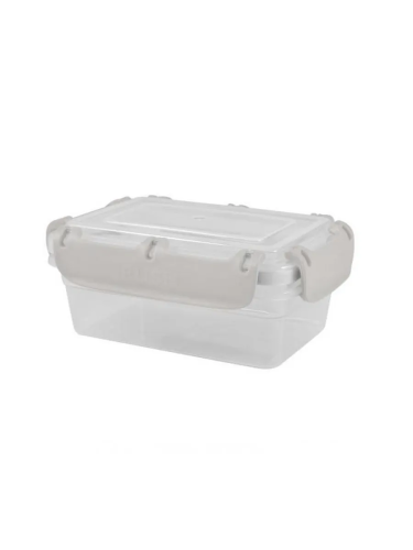 PLASTTEAM Bergen контейнер д/продуктов с защелками пепельный жемчуг 0,4л PT104110024