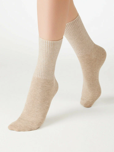 MINIMI носки женские мини котон 1203 beige р.35-38